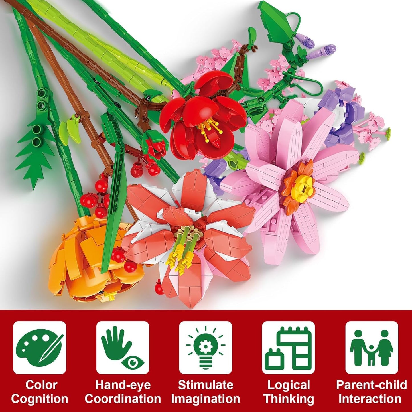 AmoraBlocks - 24 day Flower Bouquet Advent Calendar