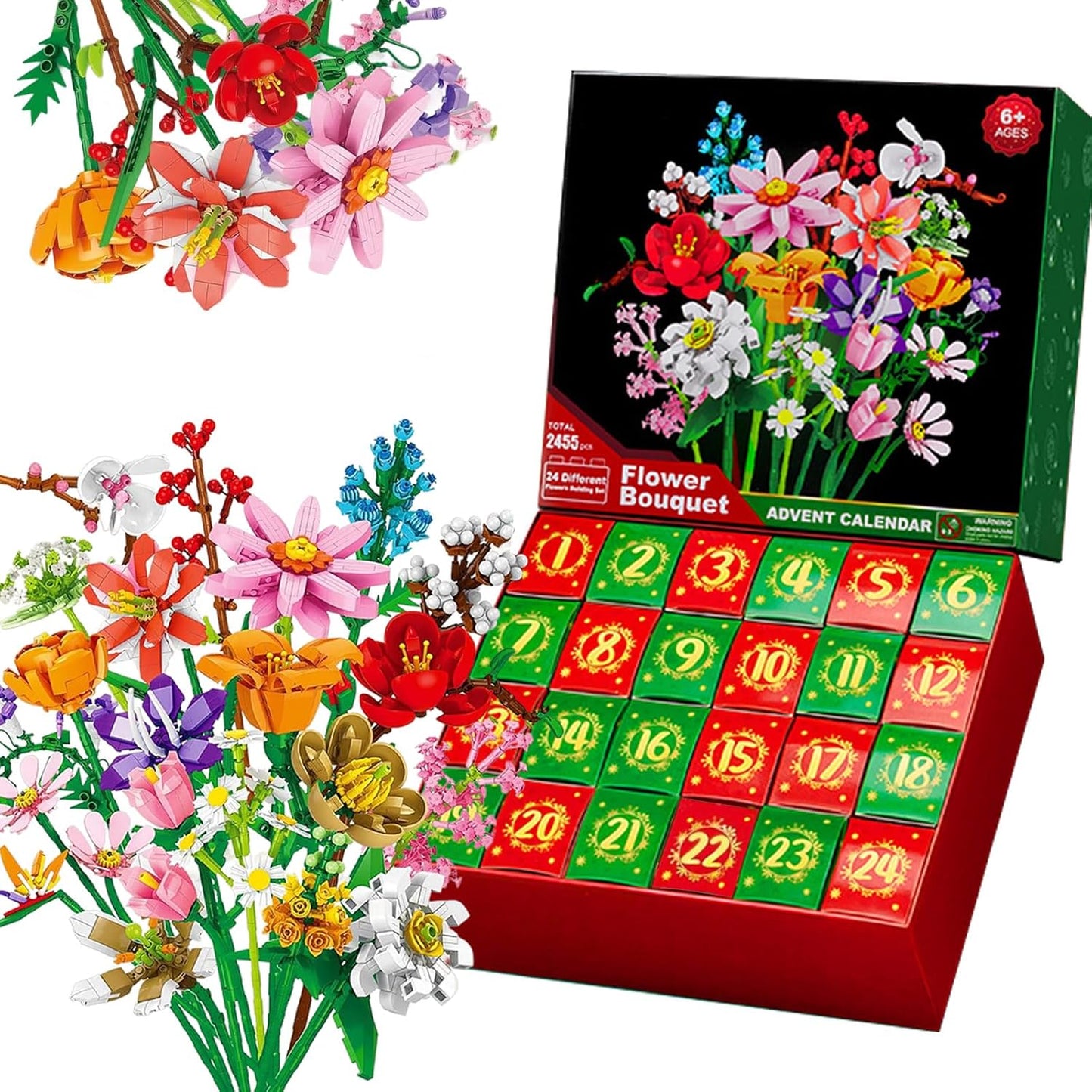 AmoraBlocks - 24 day Flower Bouquet Advent Calendar