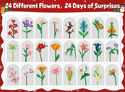 AmoraBlocks - 24 day Flower Bouquet Advent Calendar